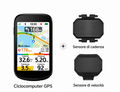 Ciclocomputer GPS con navigazione e display touch a colori