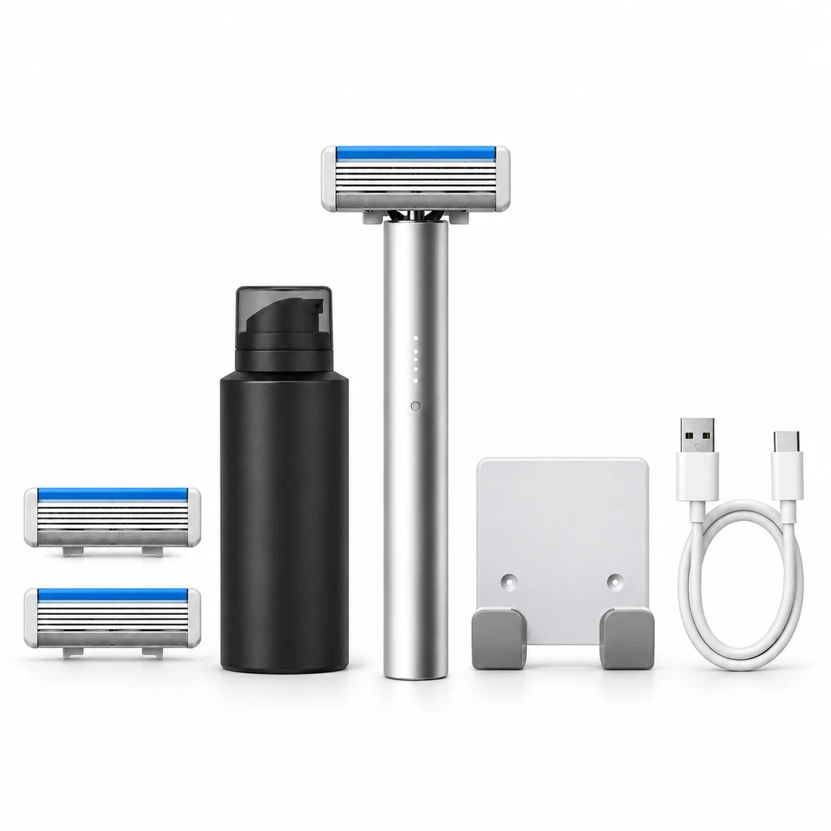 Rasoio a vibrazione assistita con testina multilama